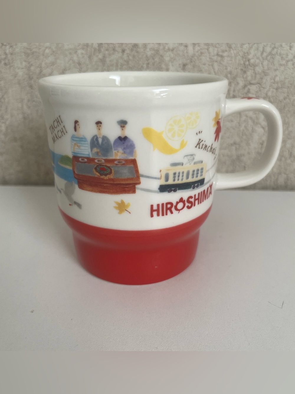 Hiroshima Starbucks Mug Coffee Cup 12oz Made in Japan Geography Series